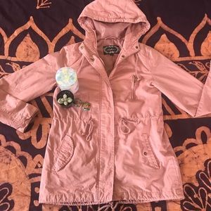 Dusty Rose Trench Style Ambiance Jacket 🌹